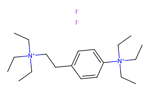Ammonium, ((p-triethylammonio)phenethyl)triethyl-, diiodide 63951-43-9